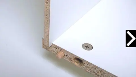 Nahaufnahme Rückwand Stecksystem